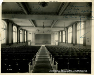 Image of an empty auditorium