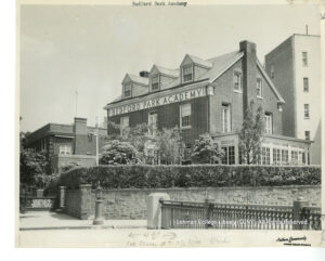 Image of Bedford Park Academy at 2488 Grand Concourse. The IND 8th Ave. subway station entrance is on the left.